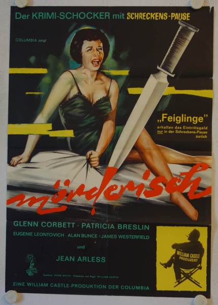 Mörderisch originales deutsches Filmplakat